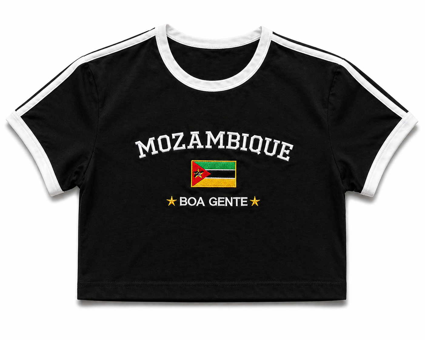 Black Crop Top "Origem"